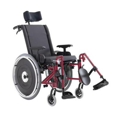 Imagem de Cadeira De Rodas Avd Alumínio Avd Reclinável 44 Cm - Ortobras