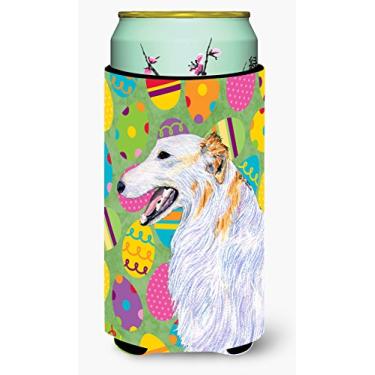 Imagem de Borzoi Easter Eggtravaganza Tall Boy Beverage Insulator Beverage Insulator Hugger