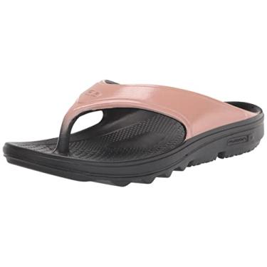 Imagem de Spenco Sandália feminina Fusion 2 perolada, Sandália Ortopédica, Ouro rosa, 6 Wide