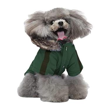 Imagem de Jaqueta para cachorrinhos do cão do gato - Aconchegante casaco de inverno reversível à prova de vento | Roupas de colete acolchoado grosso para cachorros pequenos e médios grandes Aocate