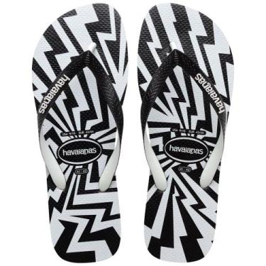 Imagem de Chinelo Havaianas Top Crash Mix Preto / Branco