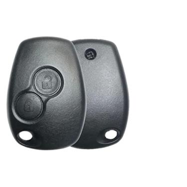 Imagem de Capa de chave carcaça substitutiva compatível original Sandero Clio Logan Duster 2 Botão sem alarme material premium para reposição top