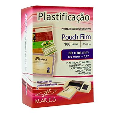 Imagem de Polaseal plástico para plastificação Crachá 59x86 0,07mm 100un