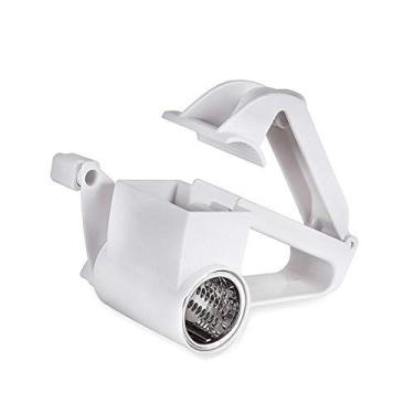 Imagem de ralador giratório de queijo com manivela manual ralador de chocolate com queijo de tambor de aço inoxidável e raladores de vegetais