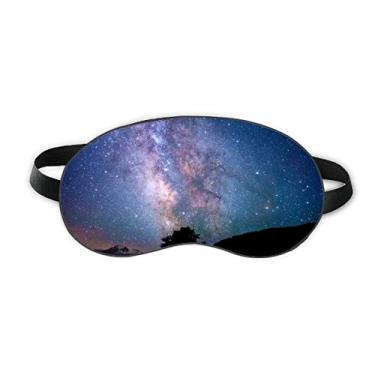 Imagem de Nebulae Dark Stars Galaxy Sleep Eye Shield Soft Night Vlindfold Shade Cover