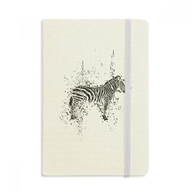 Imagem de Caderno Mexican Pinto simples, preto e branco, capa dura oficial, diário clássico