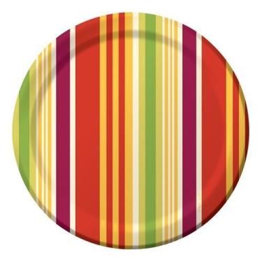 Imagem de Pimentas Sudoeste de 7 polegadas papel Pratos 8 por pacote