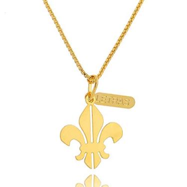 Imagem de Colar Profissão Letras - Semijoia Folheada a Ouro Lua Mia Joias