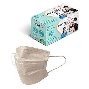 Imagem de Mascara Descartavel Cirurgica Tripla Branca Kit 50 Und