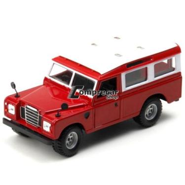 Imagem de Miniatura Land Rover Vermelho Bburago 1/24