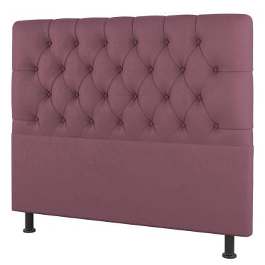 Imagem de Cabeceira Cama Box Casal King Size Nice 195cm Suede Rosê - Desk Design