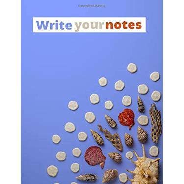 Imagem de Write your notes: Notebook journal 120 lined pages White interior with black lines ( TF notebook) : Paperback for men, women, boys, girls, students Daily binder- hardcover