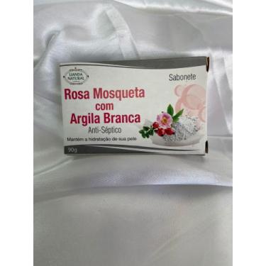 Imagem de Sabonete Rosa Mosqueta Com Argila Branca - Lianda Natural