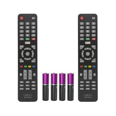 Imagem de Kit 2 Controle Remoto Para Tv Smart Cobia/Haier LCD