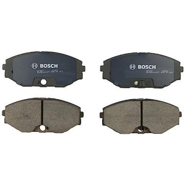 Imagem de Bosch BP587 QuietCast Premium Conjunto de Pastilhas de Freio a Disco Semimetálico para Infiniti: 1993-1997 J30, 1994-1996 Q45; Frente