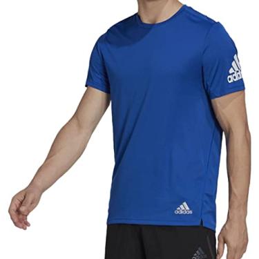 Imagem de Camiseta Adidas Run It Masculino Azul