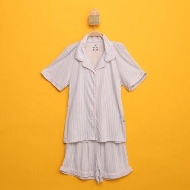 Imagem de Pijama Americano Infantil Com Botões Hering Menina