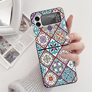 Imagem de Para Samsung Galaxy Z Flip3 Flip4 5 Capa preta rígida para Samsung ZFlip5 Galaxy ZFlip3 para sansung z flip 3 4 5 zflip 3 Capa Fundas, Khey, ctzifg, ForGalaxyZFlip4 (5G)