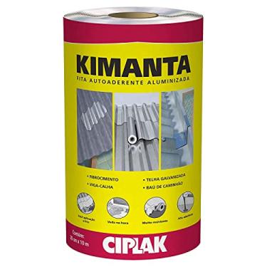 Imagem de CIPLAK KIMANTA ALUMINIO - Fita adesiva impermeável para vedação em telhados, calhas, claraboias, Rolo 30cm x 10m
