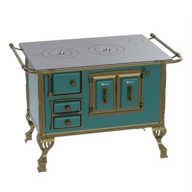 Imagem de Fogao a Lenha Venax n 2 Colonial Turquesa