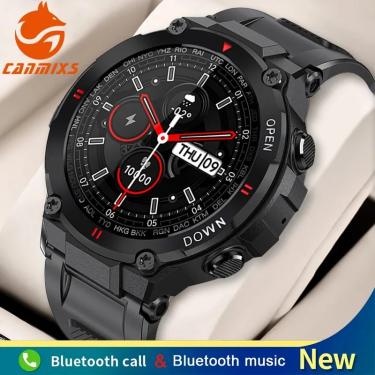 Imagem de Canmixs k22 relógio masculino bluetooth chamada relógio inteligente masculino esportes ao ar livre