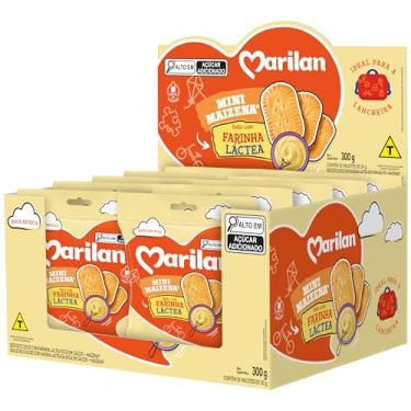 Imagem de Biscoito Mini Maizena Marilan Farinha Láctea Sachê 30g Display Com 10 Pacotes
