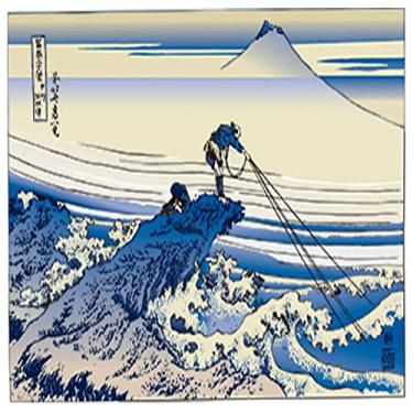 Imagem de Tuyifa 8d Kanagawa Surf Mural Estilo Japonês Ukiyoshi Papel de Parede Cozinha Japonesa Sushi Restaurante Tatami Papel de Parede (98''x68'' (250x175cm), Figure-002)