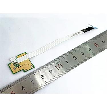 Imagem de CSEZWASM Placa de botão liga/desliga com cabo 50.4IP04.204 Substituição para Dell Inspiro-n 15 3520 N5510 N5040 P81F N5050 M5040 M5050 / Vostro 1540 P18F MGE20121018