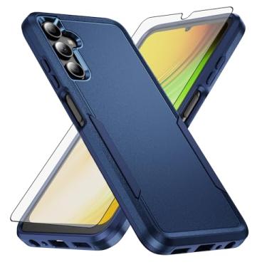 Imagem de Asuwish Capa de telefone para Samsung Galaxy A05s/A05 com protetor de tela de vidro temperado e fina híbrida protetora de corpo inteiro com camada dupla acessórios para celular Ao5s Ao5 A 05s 05