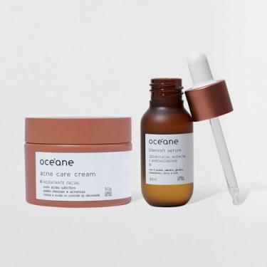 Imagem de Kit Sérum Antiacne + Hidratante Facial com Ácido Salicílico (2 Produtos)
