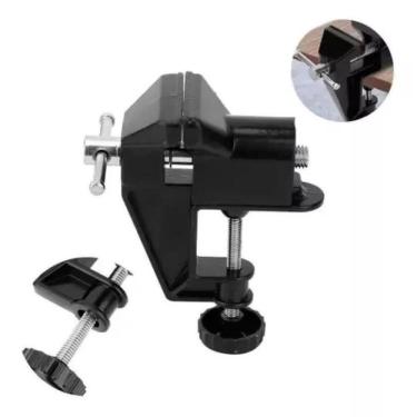 Imagem de Mini Torno Morsa De Bancada Base Fixa 45Mm Hutz