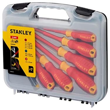 Imagem de Stanley Jogo de Chaves de Fenda, Kit de Ferramentas Ideal para Caixa de Ferramentas, com Fenda Reta e Cruzada, Modelo STMT60175, 7 Peças