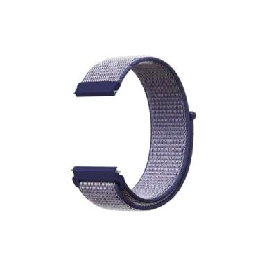 Imagem de Estilo no Pulso, Pulseira de Nylon 20mm compatível com Amazfit Cheetah Square cor:Azul Escuro