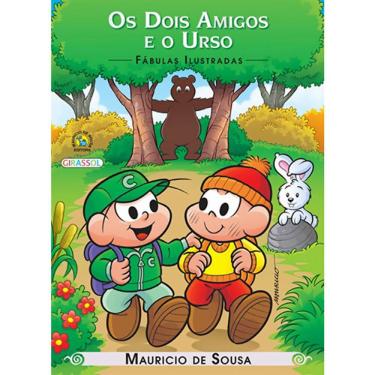 Imagem de Fabulas Ilustradas - Os Dois Amigos E O Urso