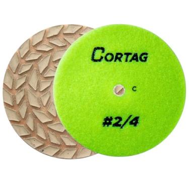 Imagem de Disco diamantado de polimento 115 mm 4 passos - passo 2 - Cortag