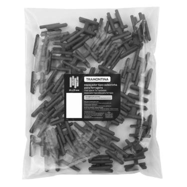 Imagem de Espaçador Plástico Tipo Cadeirinha Tramontina 15 X 20 Mm Para Ferragens (saco Com 100 Un.)