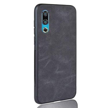 Imagem de Capa adequada para MEIZU 16S Capa de celular Rugged Shield 360° Proteja seu telefone capa de couro vintage para MEIZU 16S