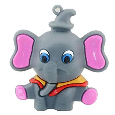 Imagem de 64GB Modelo Elefante USB 3.0 Flash Drive Pen Drive Pendrive USB Memory Stick Jump Drive Tamanho Compacto USB Flash Disk USB Drive USB 3.0 Stick - Cinza
