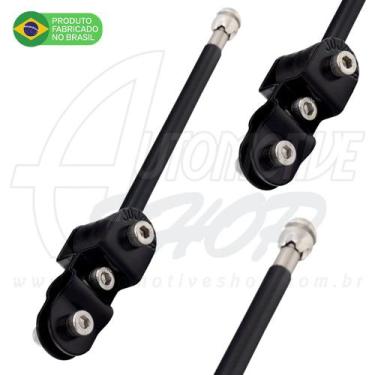 Imagem de Antena Corta Pipa Moto Retrátil Retrovisor Inox 9/12 Pt HRP6 - Jojafer