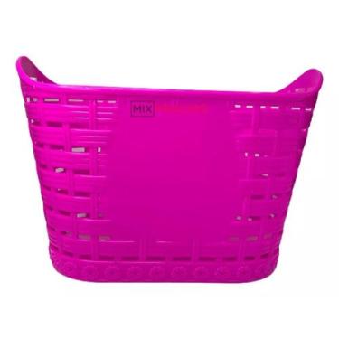 Imagem de Cesta Cestinha De Bicicleta Bike Infantil Rosa Aro 16 Kids - Wester