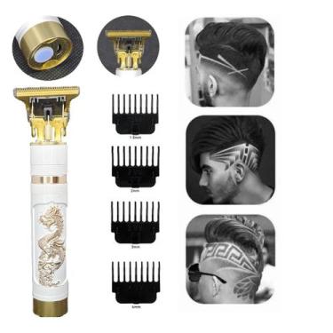 Imagem de Maquininha Dragon Silver Ultra Afiado Barba Profissional - GW