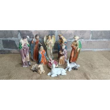 Imagem de Presépio de Natal  New Color  de Resina 13cm 11 peças - xiamen fonson