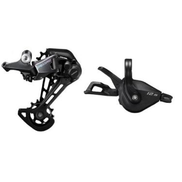 Imagem de Kit Cambio Alavanca Shimano Deore M6100 12v 1x12 Abraçadeira