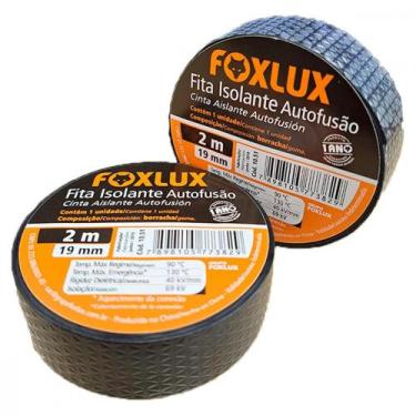 Imagem de Fita Isolante Alta Tensao Foxlux Auto Fusao 19Mm X 2M . / Kit C/ 10 Pe