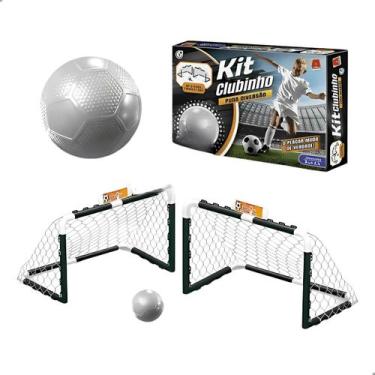 Imagem de Mini golzinho infantil chute inicial kit clubinho bola - ALGAZARRA