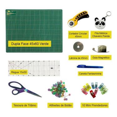 Imagem de Kit Completo de Base Placa Para Corte A2 60x45 Cortador Circular 45mm 