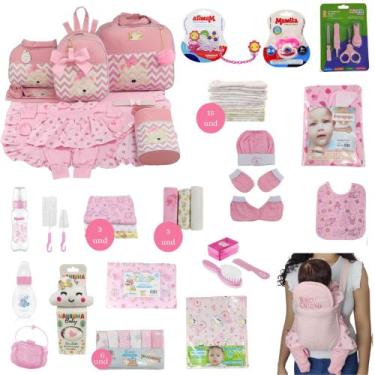 Imagem de Kit Bolsa de Maternidade 5 Peças + Saída maternidade + Enxoval Master 