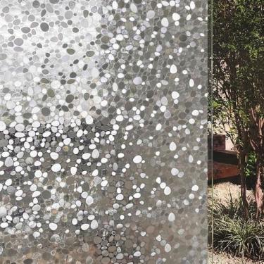 Imagem de Kit 2 Unidades de Pelicula Eletrostatica 3D Vidro Pedra Arredondada - 