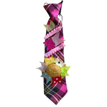 Imagem de Gravata Gravatinha Colorida Festa Junina São João - Aliança, Roxo