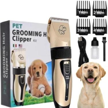 Imagem de Maquininha Pet Profissional Tosquiadeira Bivolt.